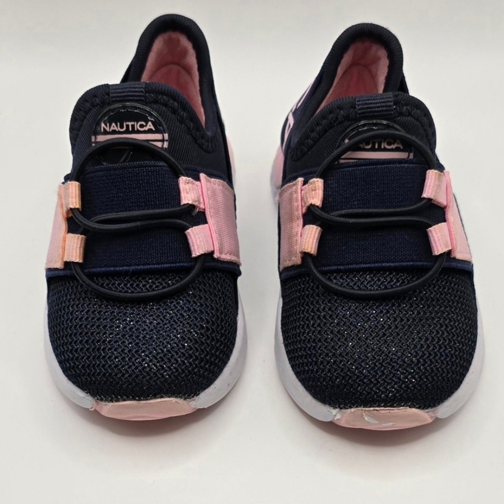 Toddler Size 5 Nautica Toddler Girls Pink & Blue Shimmer Athletic Shoes